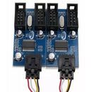 Motherboard Usb 9Pin Header 1 To 4 Splitter Port Multiplier 30Cm Extension  V5H8