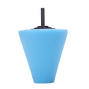 Sponge Cone Polishing Auto Buffer Pad adapter Drill Blue