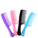 New  Wet Haircut Hair Comb Hairdressing Plastic Detangler Handle Wide-tooth C Cy