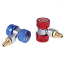 2x AC R134a Quick Connector Car Air Conditioning Coupler Adapter 1/4 " SAE HVAC