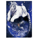 DIY 5D Diamond Painting Embroidery Animal Tiger Cross Stitch Kit Room Decor