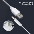 USB A Male to DC 3.5mm Power Cable 3.5x1.35mm 5V DC Barrel Jack Power Cord