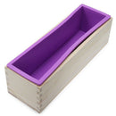 Rectangle Toast Loaf Bread Soap Cake Wooden Box Silicone Mold Mould DIY Making