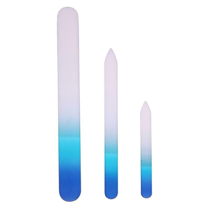 3pcs Different Sizes Nail Files Polishing Tools Crystal Nails Care Tool