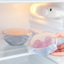 4Pcs Reusable Silicone Stretch Lids Bowl Food Cover Vacuum Wrap Seal Food Cov&+