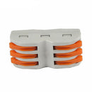 10pcs Mini Fast Wire Connectors Universal Compact Wiring Push-In Terminal Block