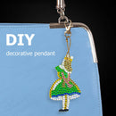 5pcs/set DIY Full Drill Diamond Painting Girls Keychain Embroidery Craft