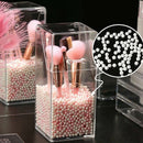 Acrylic Makeup Brush Holder Bucket Beauty Brush Container Pen Brush Contain