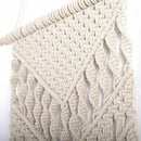 Macrame Woven Wall Hanging - Boho Chic Bohemian Room Geometric Art Decor -