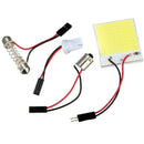 48 SMD COB LED T10 BA9S 4W 12V White Light Car Interior Panel Lights Dome lj