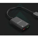 Drive-free Dual Channels USB Audio Adapter External Stereo Sound Card