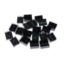 20x Transistor MOSFET  Sink Mini Aluminium to-220 Cooling Fin 23x16x30mm