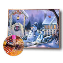 DIY Full Drill Diamond Painting Mosaic Picture Bead Art (5566 Snow Cabin)