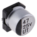 20 pcs SMD electrolytic capacitors with specifications of 6.3*5.4 mm 25V 47uF ME