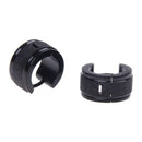 1 pair of fashionable mens ladies titanium steel earrings stud jewelry - blaA2J6