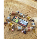 120x Empty Thread Spools Reels for Bobbin Cord Sewing DIY 15x13mm/30x22mm