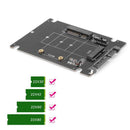 2 in 1 mSATA to SATA NGFF M.2 to SATA3 Converter SSD Solid State Disk Drive Card