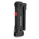 Flip Rechargeable COB LED Magnetic Flashlight / Work Light - Light Torch 3 Modes