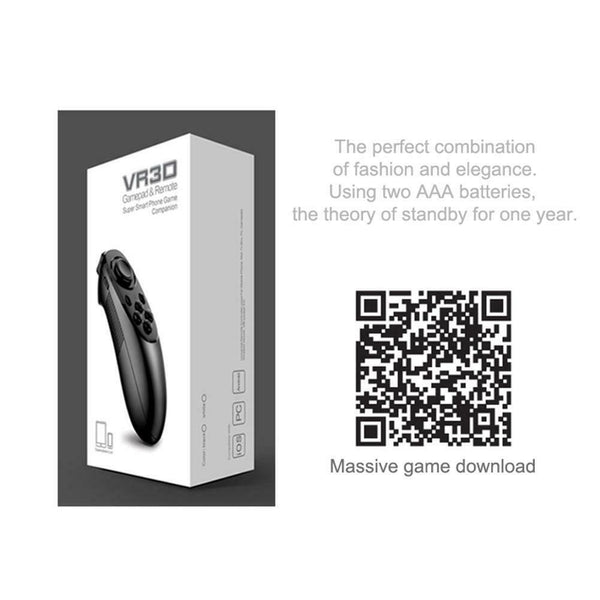Bluetooth VR Remote Control Gamepad Selfie Shutter for Android iOS TV Box #gib