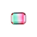 Bi-Color Non-Natural10x8mm Watermelon Tourmaline Emerald Stone Jewelry  GRY