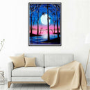 5D DIY Full Drill Diamond Painting Moon Embroidery Mosaic Kit Home Decor