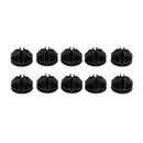 10 pcs   Black Plastic Grid Cube Organizer Connectors for wire storage cubes