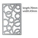 Circle Frame DIY Metal Stencil Scrapbook Embroidery Cutting Die Craft Card