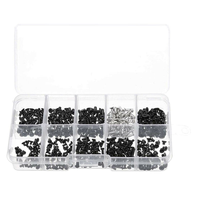 500Pack Universal Repair Laptop Computer Screw Tool Kit For  PC NEW