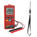 Handheld Digital Voltmeter Ohmmeter Multimeter AC DC Volt Tester Meter Red