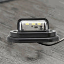 2Pcs 10-30V 3 LEDs License Plate Lights for Truck Lorry Caravan Trailer