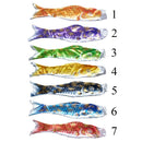 Japanese Windsock Flag Koi Nobori Sailfish Wind Streamer 110cm Golden Orange