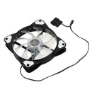 120mm PC Computer 16dB Ultra Silent 33 LEDs Case Fan Heatsink Cooler Coolin