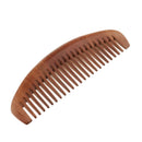 Natural Peach Wood Comb Anti-static Head Massage Hair Care Wide Teeth