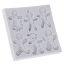 Aouke Gingerbread Man Christmas Series Silicone Mold Fondant Cake Chocolate M Gw