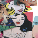 14Pcs/pack Retro beauty stickers scrapbook DIY diary albums notebook decorR