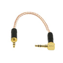 3.5mm Stereo 90 degree Male To Male Car Aux Auxiliary Audio Cable Cord