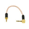 3.5mm Stereo 90 degree Male To Male Car Aux Auxiliary Audio Cable Cord