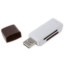 5X(Fast SD SDHC Memory Card Reader Writer Dongle Pen USB 2.0 White Brand N O5I8)