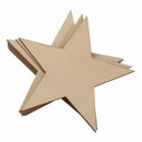 25 Pcs Natural Unfinished Blank Wood Wooden Stars Star DIY Decor Crafts-, 2019
