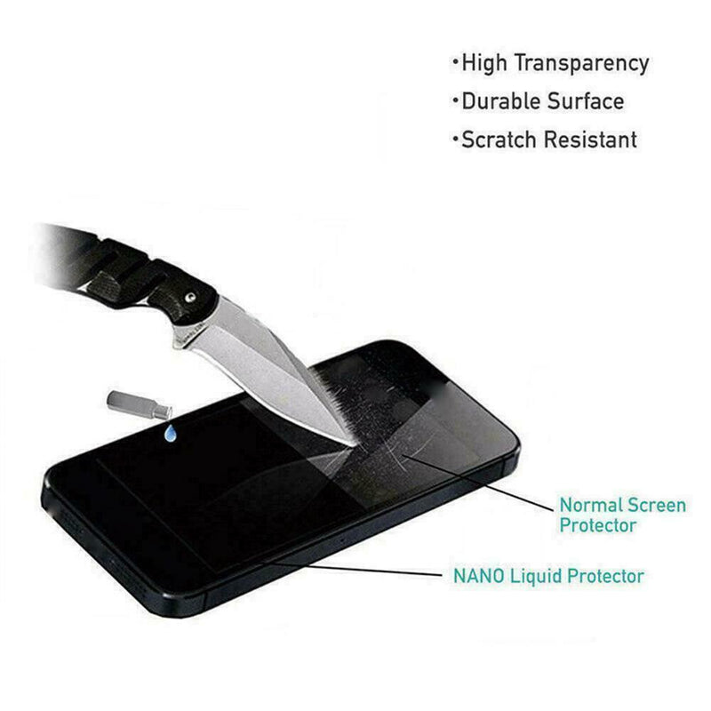 Universal Film Hi-Tech Nano-Liquid Screen Protector LCD Phones Invisi V6D6