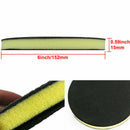 2X Clay Polish Sponge Wax Round Cleaning Pad Car Wash Bar Mud Removed Cleaner
