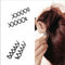 12pcs Black Cool Unique Spiral Spin Screw Bobby Pin Twist Barrette Hair Clip New