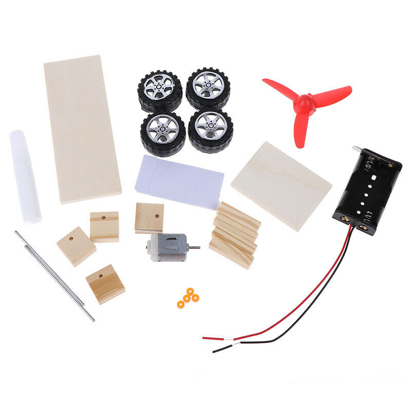 DIY Electric wind car assembled puzzles scientific experiment educational toysME