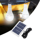 2 Pieces Solar Power Light Bulb Camping Tent Lamp LED Hiking Fishing Outage