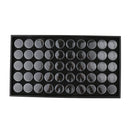 Organizer Tray with 50 Bottles Set for Nail Art Diamond Painting Rhinestone .