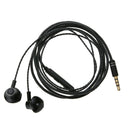 Sports Headphone Universal Phone Metal Headphones Ear Style(Black)