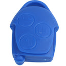 3 button cover shell key remote control body & keys for ford transit blue
