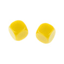 50 Pieces Opaque Blank Dice D6 For D&D RPG MTG