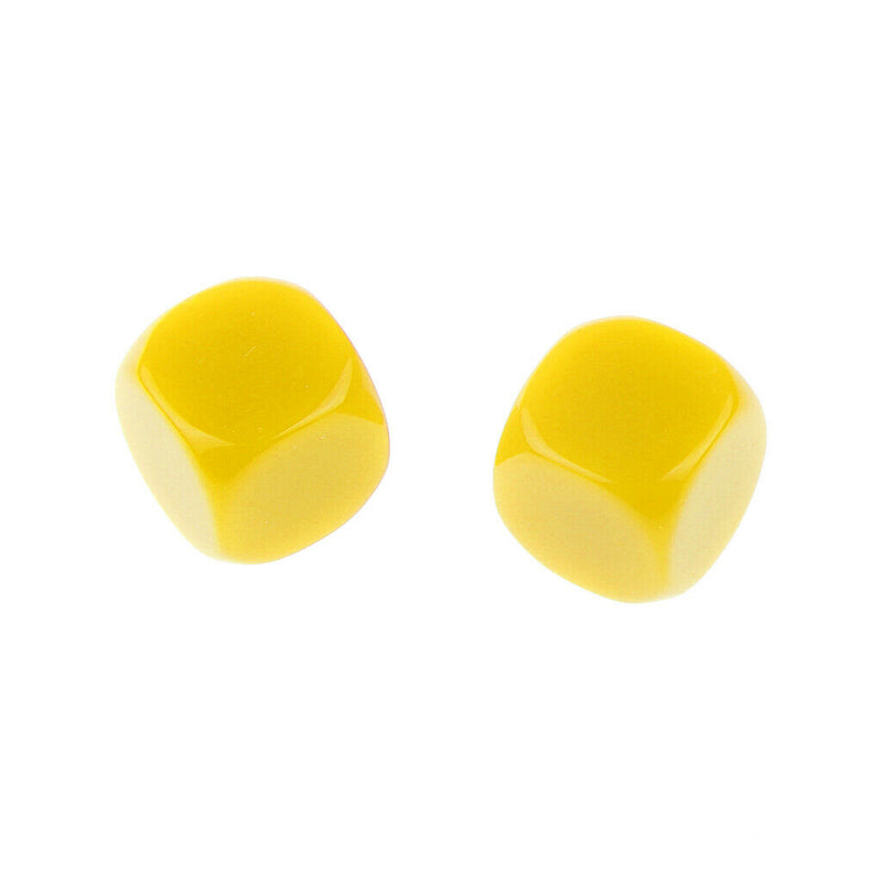 50 Pieces Opaque Blank Dice D6 For D&D RPG MTG