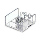 1Pcs Square Clear Acrylic Napkin Holder Paper Serviette Dispenser Newest Useful